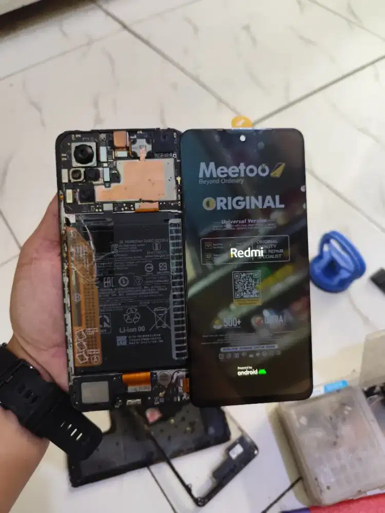 Ganti lcd hp panggilan