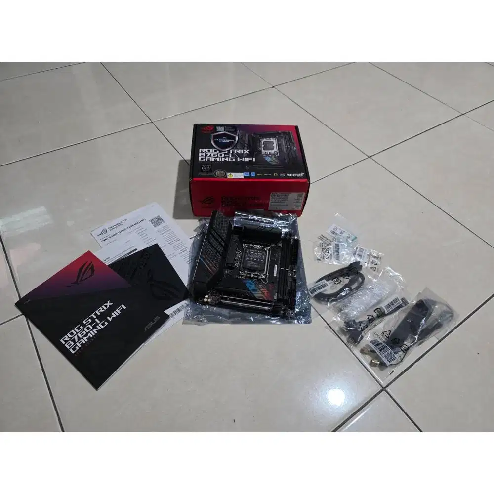 ASUS ROG STRIX B760-I GAMING WIFI Motherboard B760 ITX Garansi Resmi