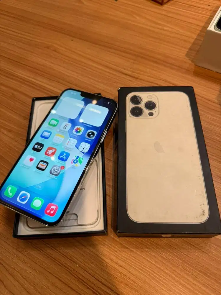 Iphone 13 promax 256GB ex inter beacukai fulset mulus pernah ganti lcd