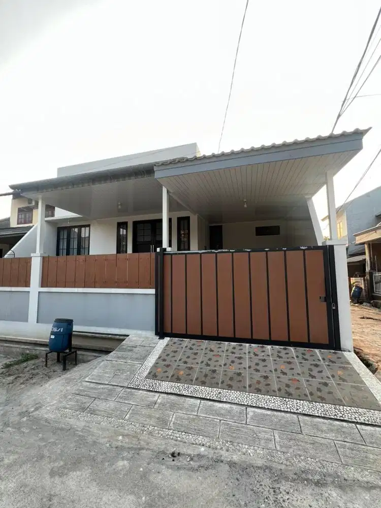 Hunian modern mewah baru bangun, material premium, high ceiling