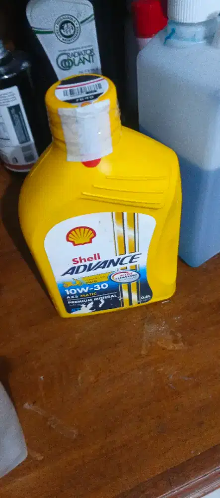 JUAL OLI SHELL ADVANCE AX5 KHUSUS MATIC+ OLI GARDAN AHM HONDA 120ML
