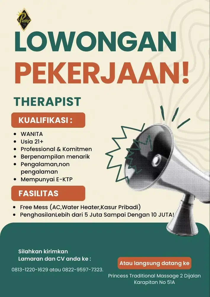 dibutuhkan 5 orang tercepat