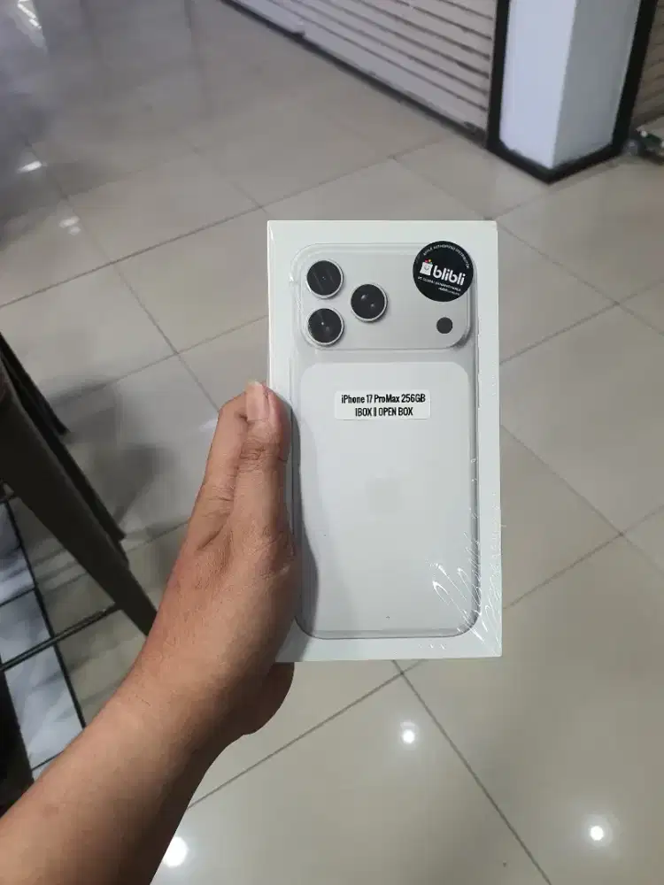 iPhone 17 PROMAX 256 GB Silver Resmi IBox OPEN BOX Saja