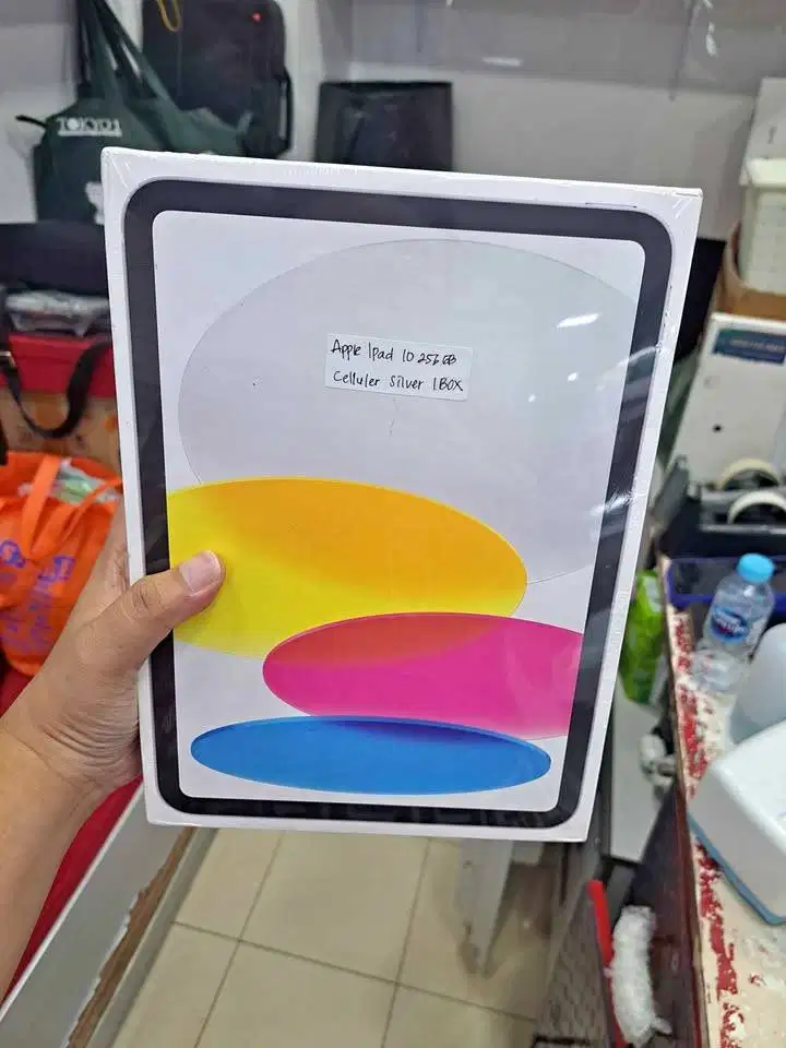 IPad Gen 10 256GB Silver Wifi Cell New Segel Garansi IBox