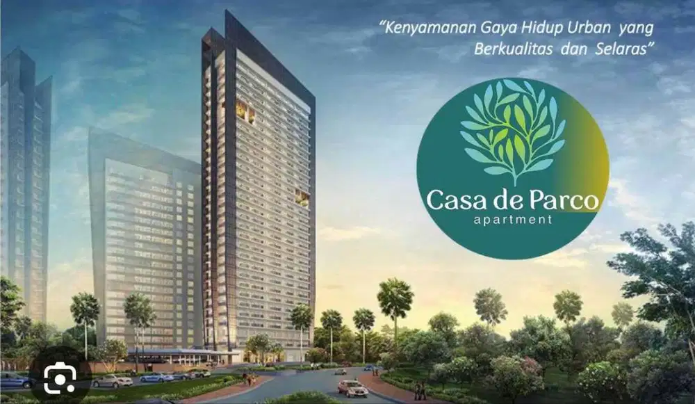 NEGO DIJUAL BU CASA DE PARCO APARTMENT BSD TIPE STUDIO