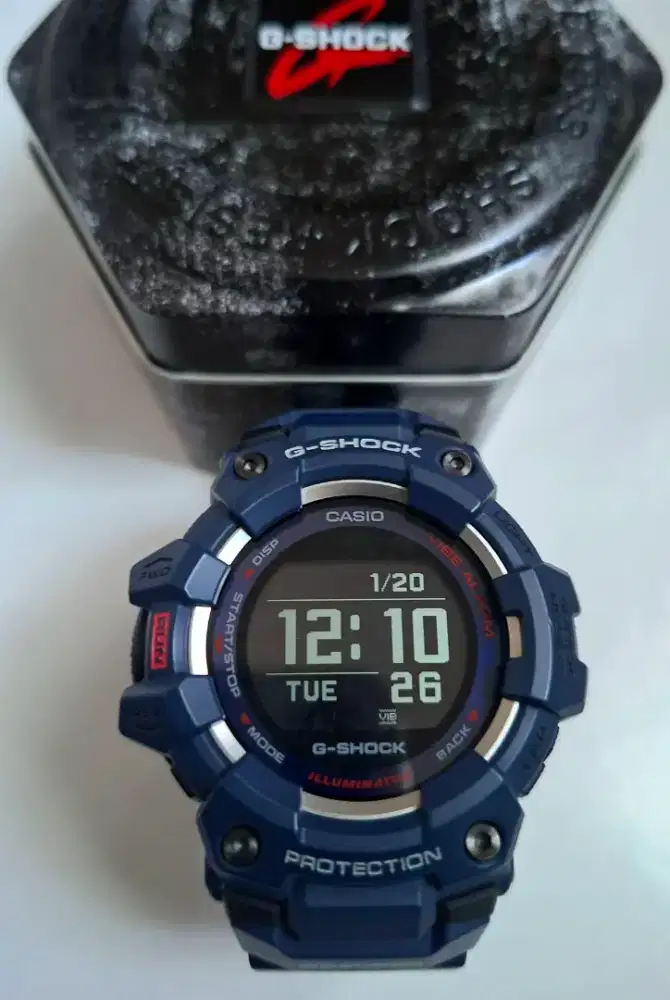 Jam g-shock gbd 100 2dr navy original mulus