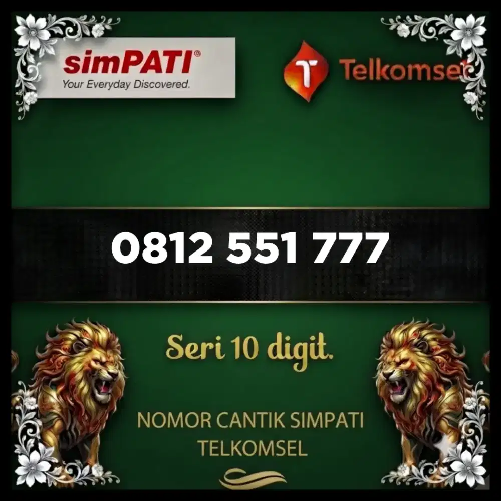 Nomor cantik simpati Telkomsel super