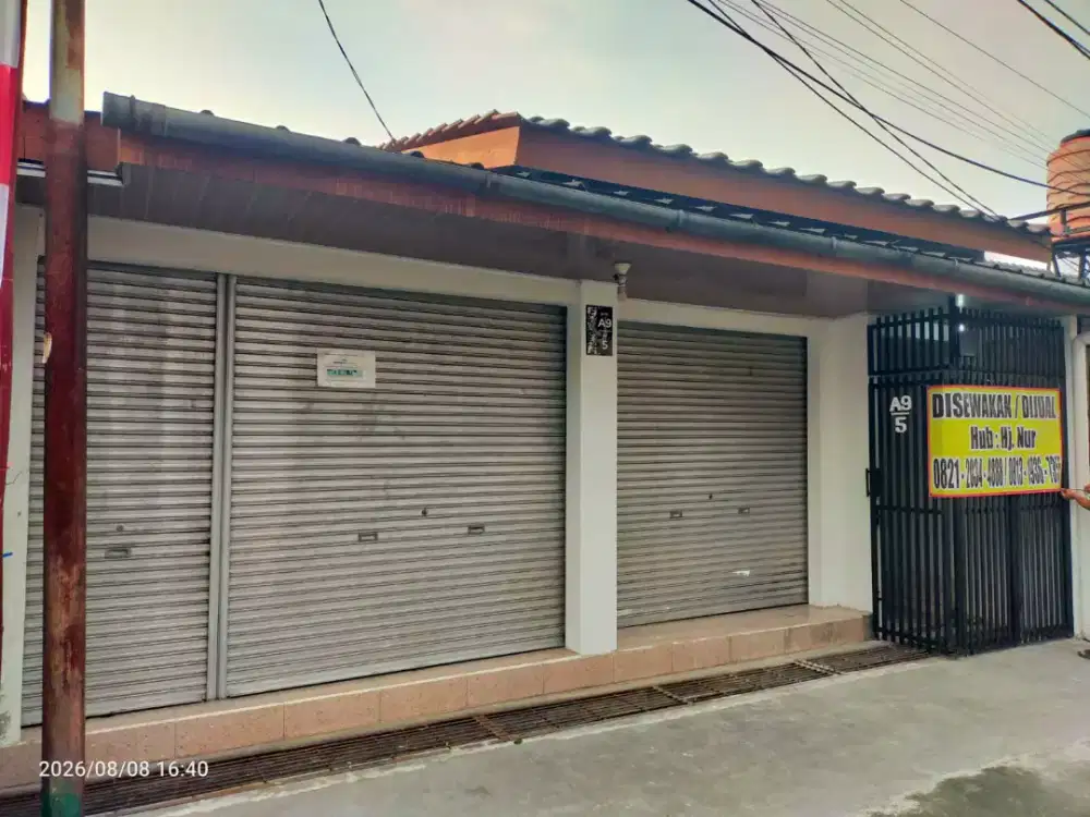 Disewakan 2 Kios/Gudang di Ciomas Bogor