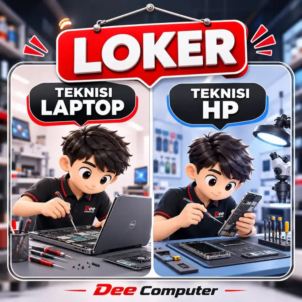 Loker teknisi hp dan laptop