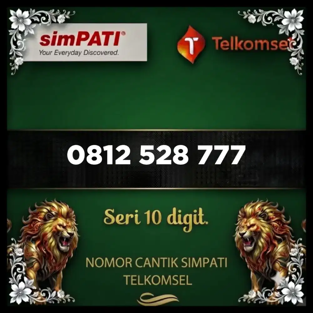 Nomor cantik simpati Telkomsel super