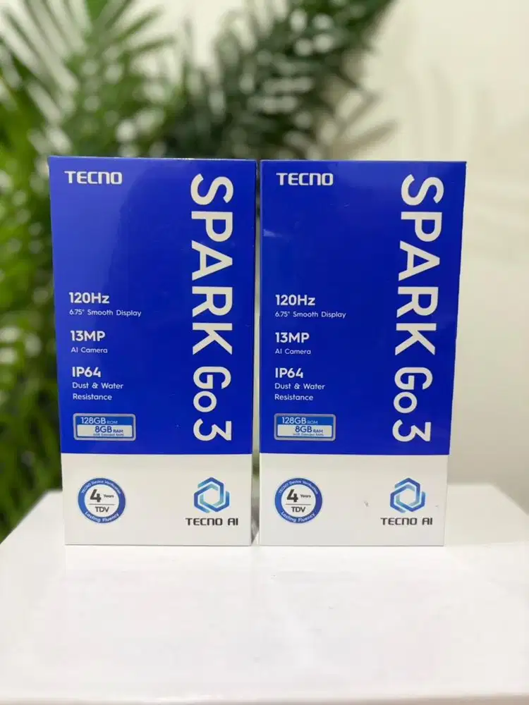 Tecno Spark Go 3 4/128 New Black Resmi
