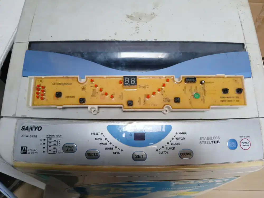 modul panel mesin cuci sanyo 1 tabung