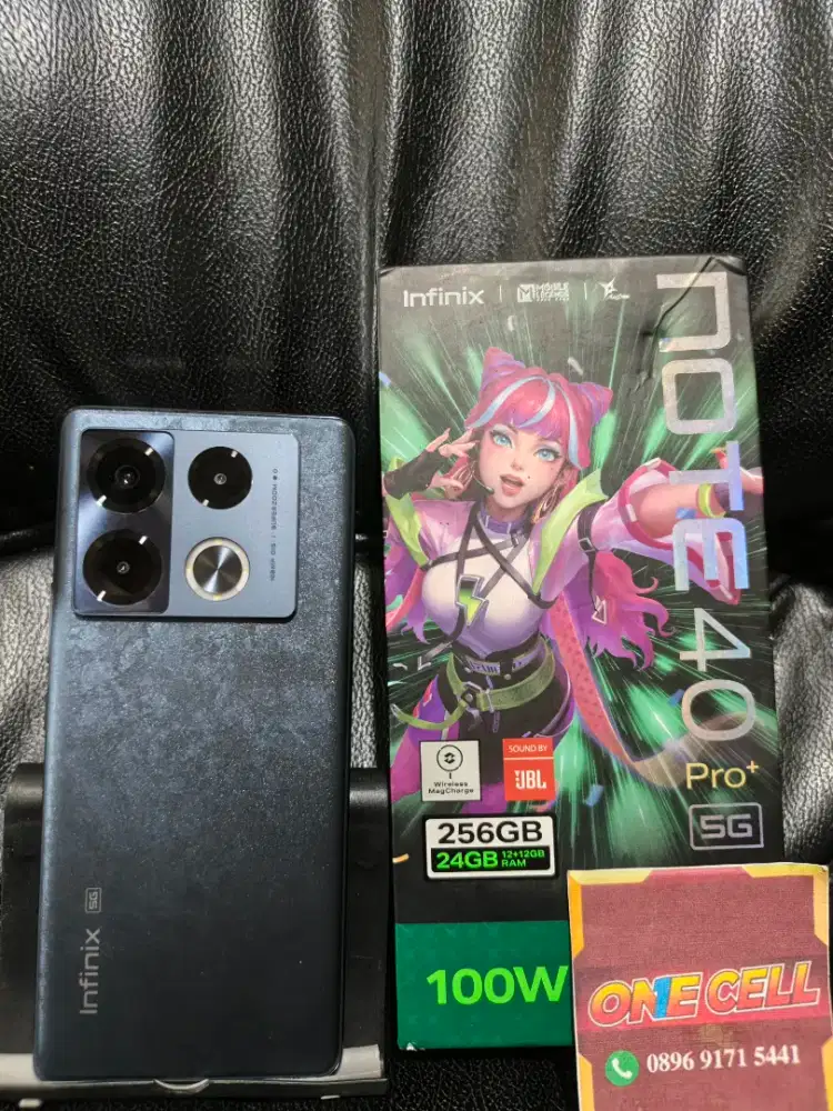 Infinix Note 40 Pro+ 5G Ram 12+12/256GB Fullset Ori