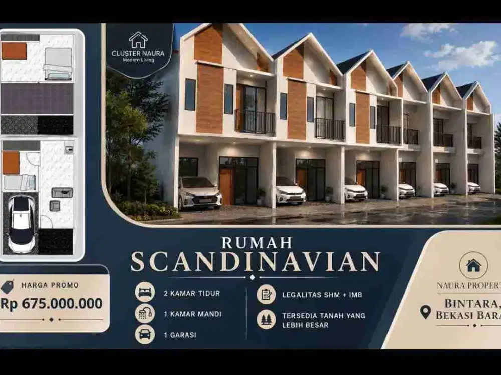 Rumah Cluster Naura Bintara Bekasi Barat