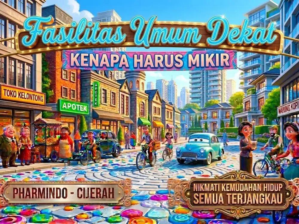 JUAL RUMAH DI KOMPLEK PHARMINDO, CIJERAH, MELONG, CIMAHI.