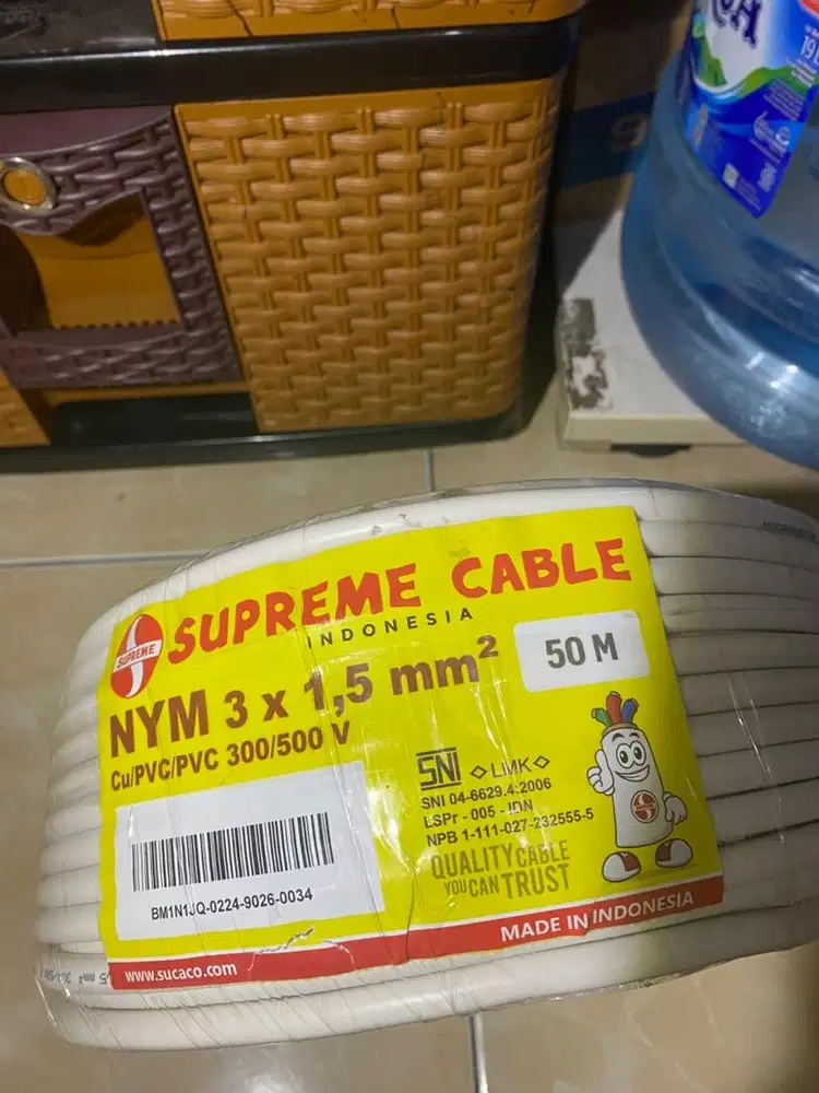 Dijual kabel supreme 3x1.5
