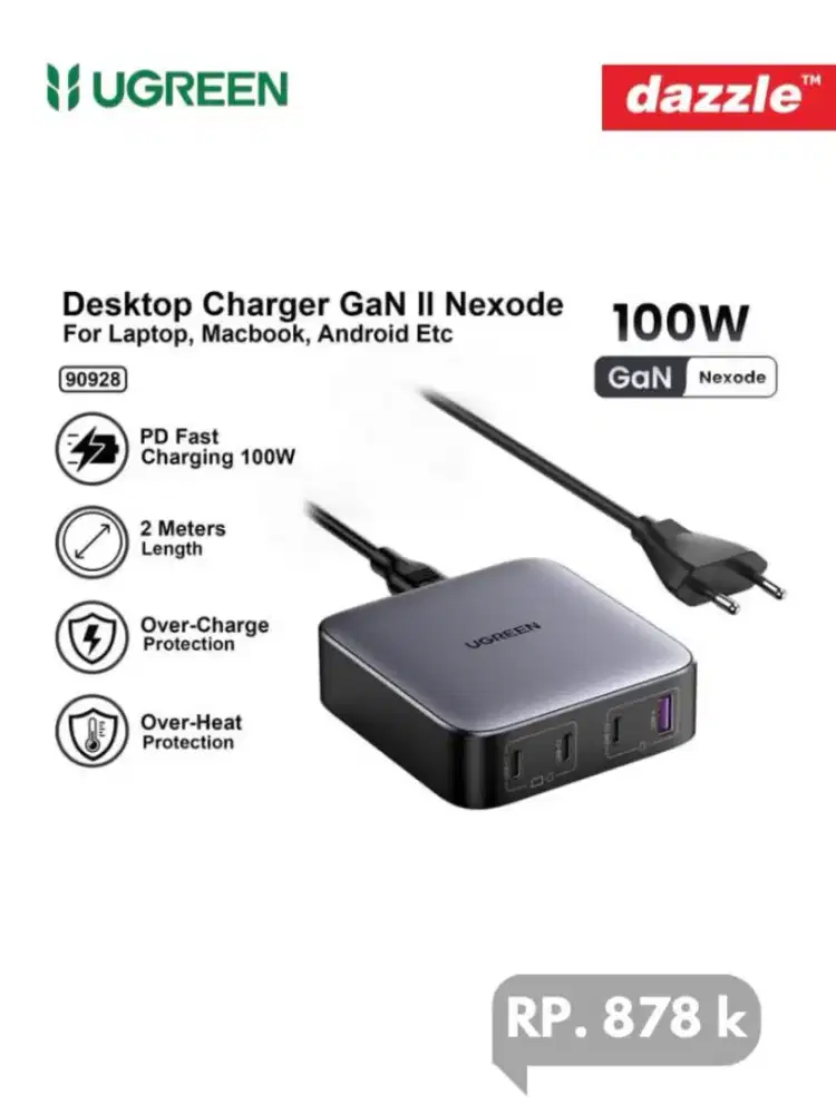 Desktop charger GaN II Nexode UGREEN 100W