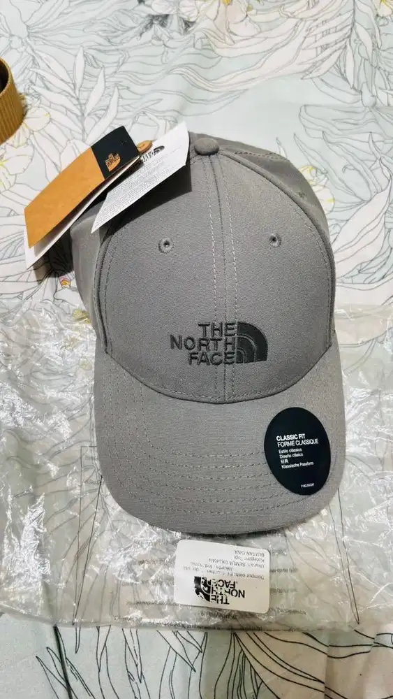 The North Face Logo Cap Smoked Pearl