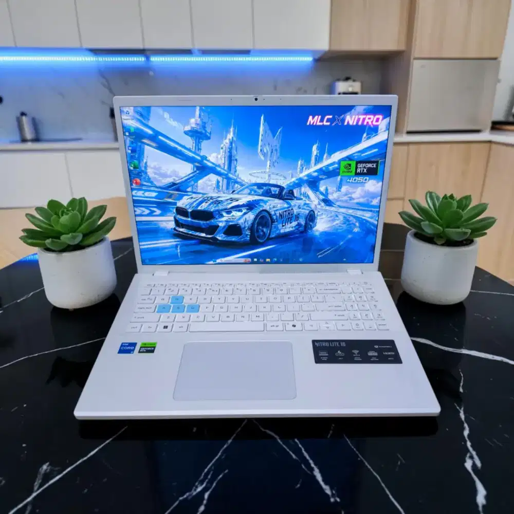 LAPTOP ACER NITRO LITE 16 GARANSI RESMI LIKE NEW NVIDIA RTX 4050