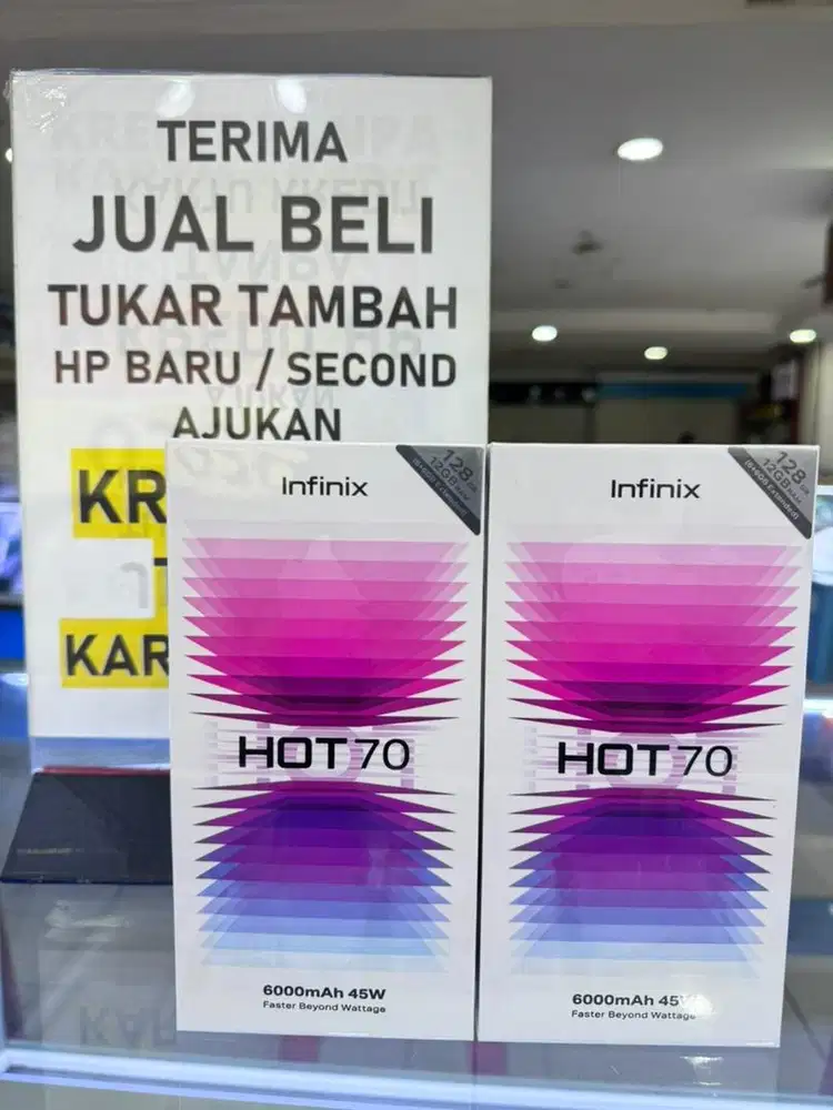 Infinix HOT 70 Ram 6/128 Gb - Garansi Resmi