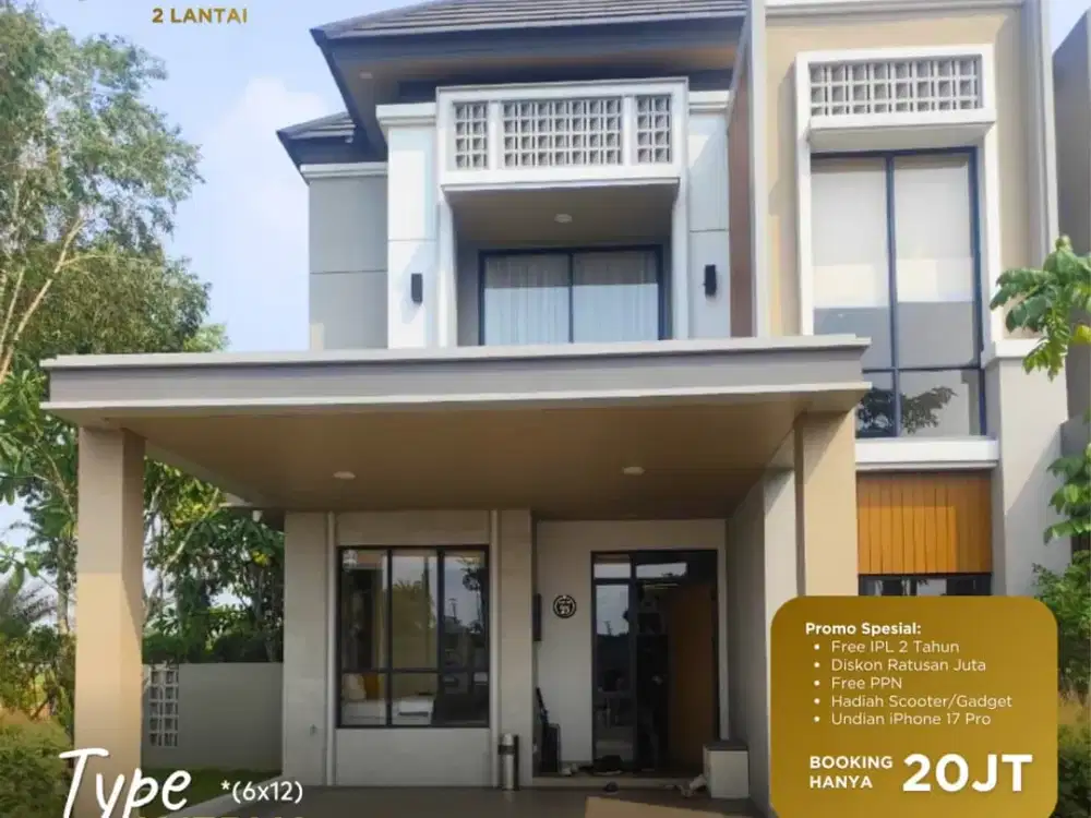 Rumah Premium Parkland Podomoro Karawang – 3 KT, 2 KM, Mulai 1,8 Miliar