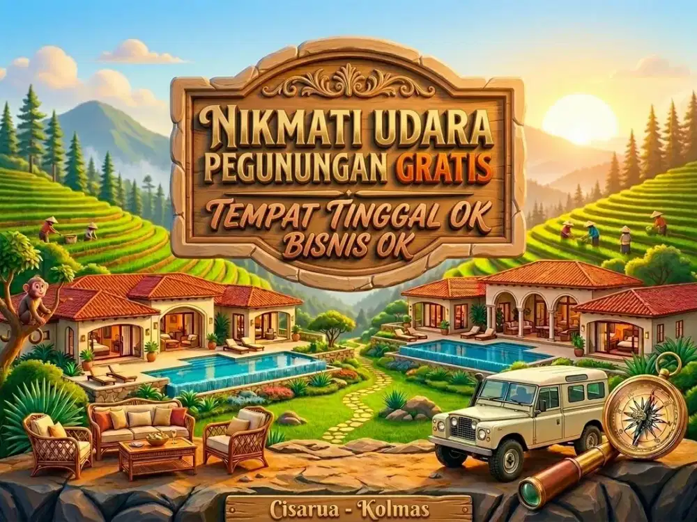 JUAL RUMAH DI CISARUA,KOLMAS, CIPAGERAN, BANDUNG BARAT.