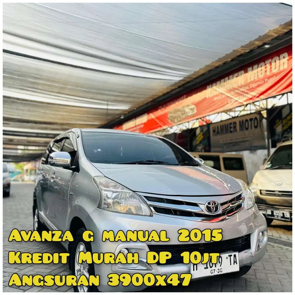 Avanza G Manual 2015 Silver Km90Rban Orisinil
