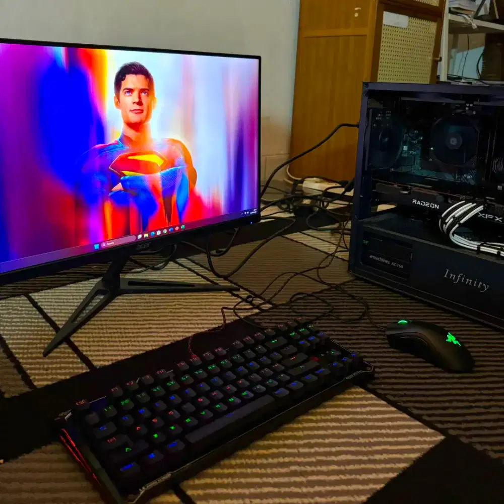 PC Gaming ram DDR5 RX 6700 XT SSD streaming
