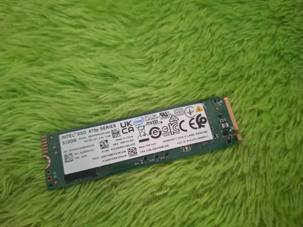 Bismillah di jual ssd nvme 512gb kondisi ok tes ok