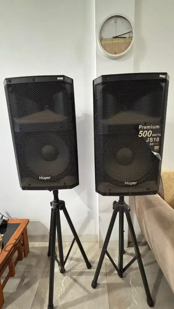 2 Pcs Speaker Huper Js 10 500 watt