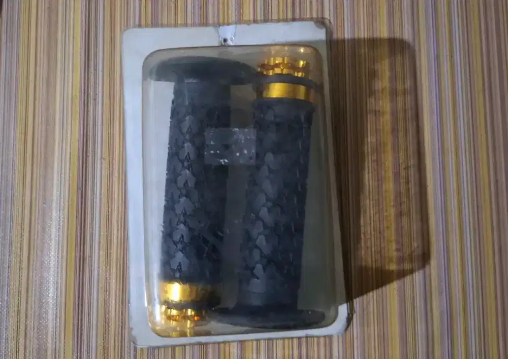 Handgrip / Handfat Motor Variasi Motif Bintang - Lis Gold Elegan