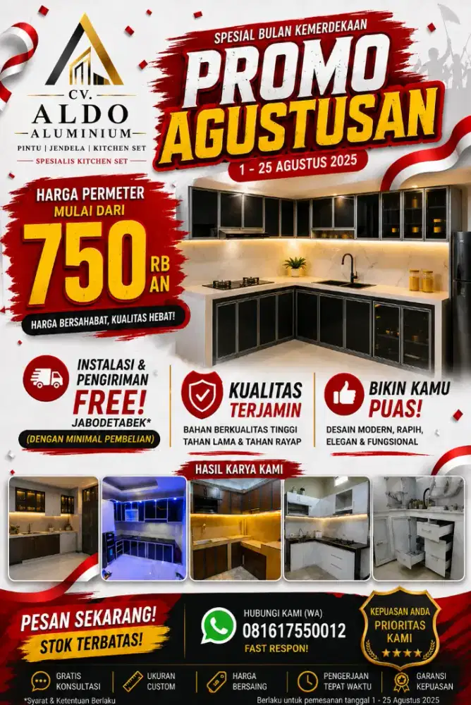 PROMO KITCHEN SET ALUMINIUM
