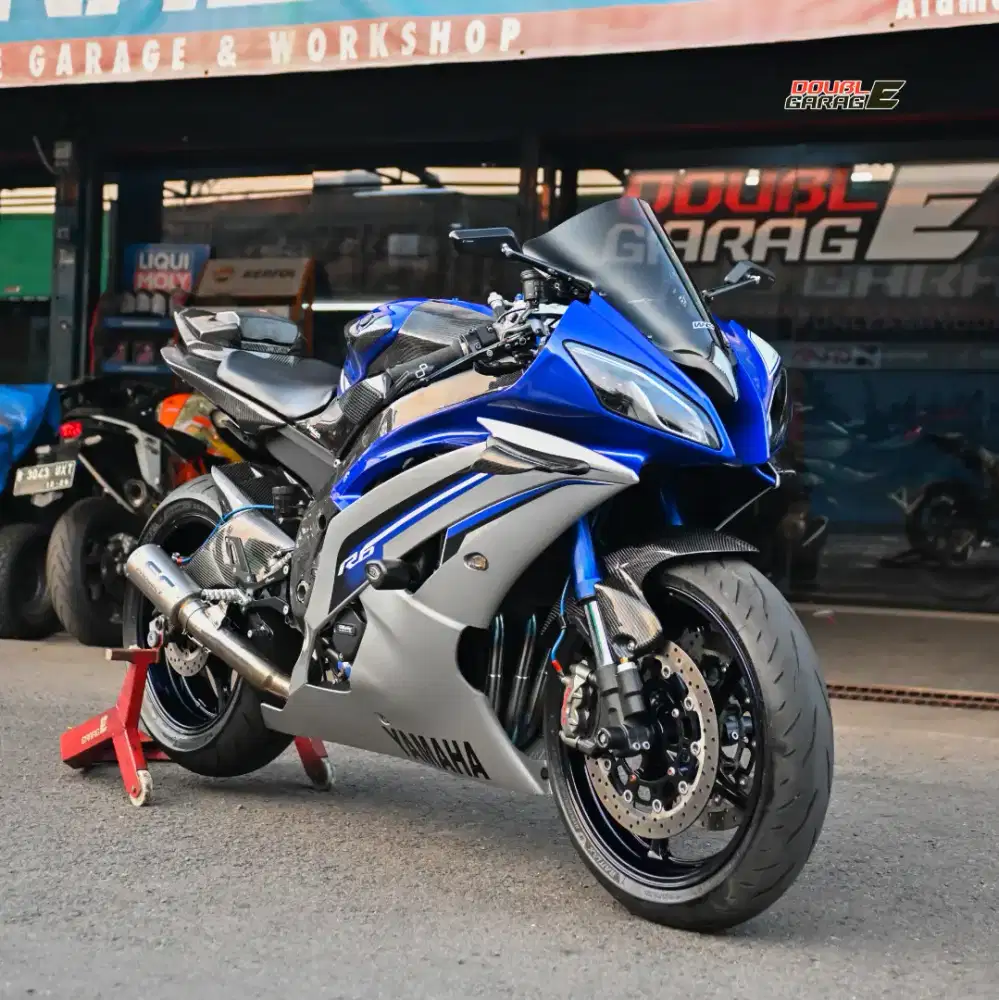 YAMAHA R6 BIRU Pemakaian 2018 LOW KM 10RB FULL SPEK NIK 2013