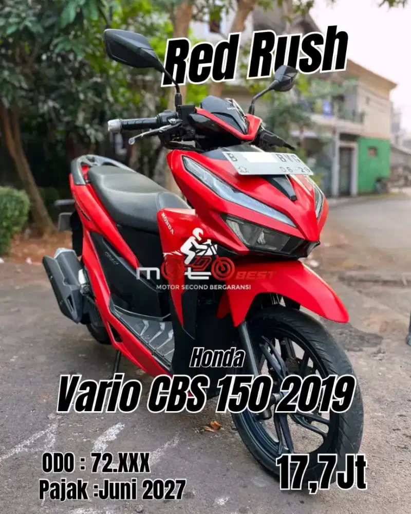 Cash Only Vario CBS  ISS 150cc Keyless 2019