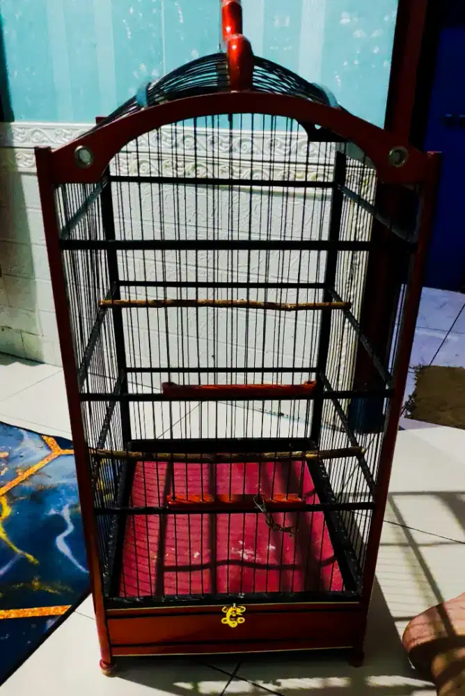 Sangkar Burung No.3 X Kenari Jeruji Fiber