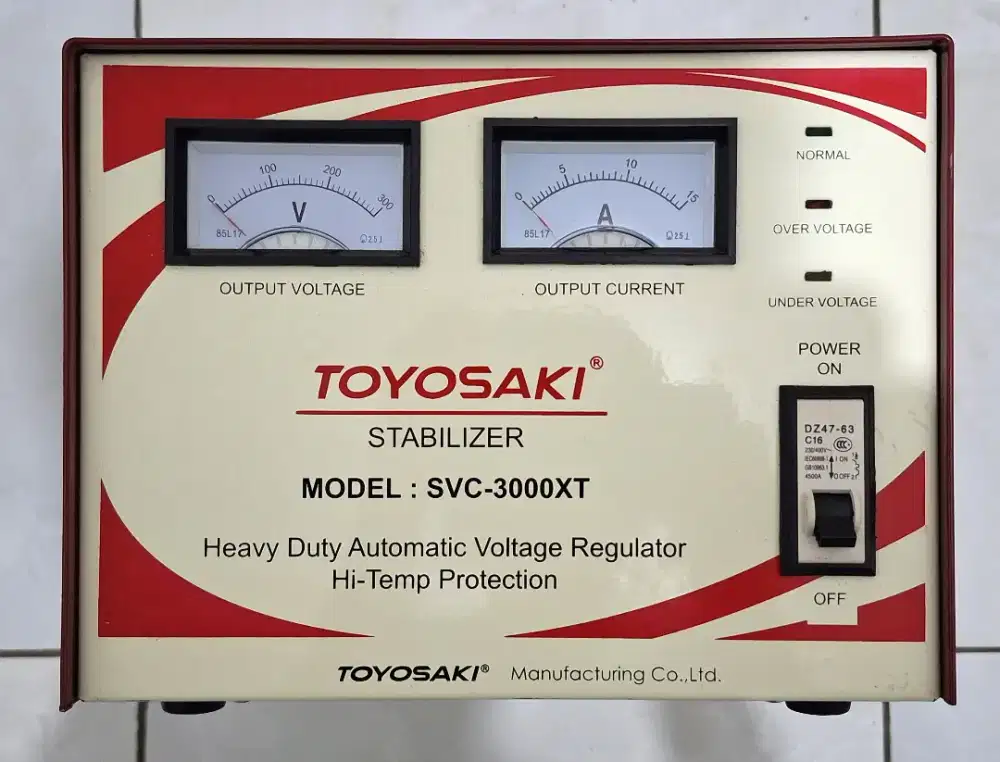 Dijual cepat Stabilizer Toyosaki 3000 watt