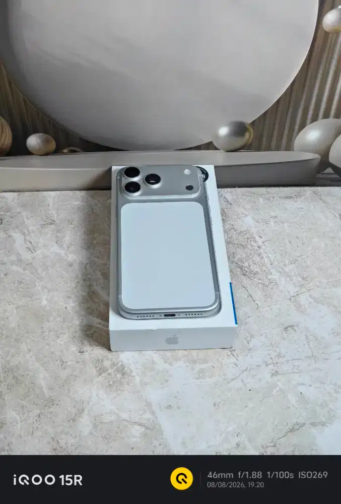 iphone 17 pro max 256gb silver garansi ibox juni 2027