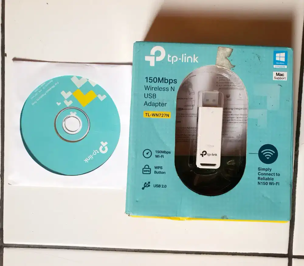 TPLINK TL-WN727N TPLINK Wireless N USB Adapter TL-WN727N
