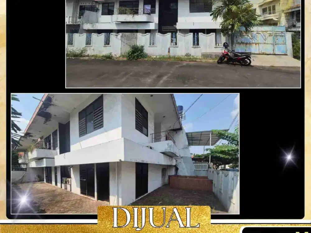 DIJUAL RUMAH 2 LANTAI  LUAS TANAH 250 M2  DI KOMPLEK GREEN VILLE JAJARTA BARAT