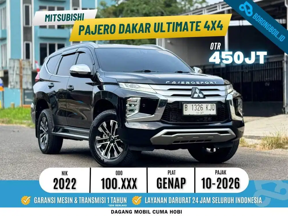 MITSUBISHI PAJERO DAKAR ULTIMATE 4x4 2022 HITAM - MEWAH!