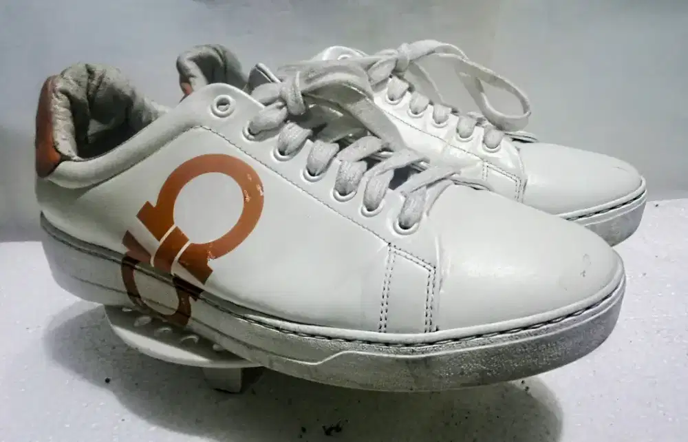 Size 43 - Salvatore Feragamo - Sepatu Pria Casual Kulit Keren Kekinian