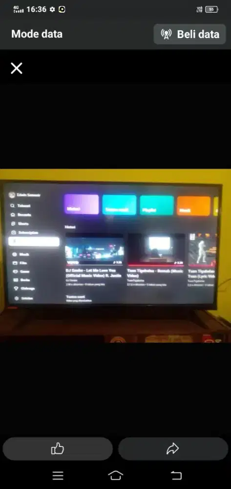 Dijual tv android Changhong digital 32 inchi
