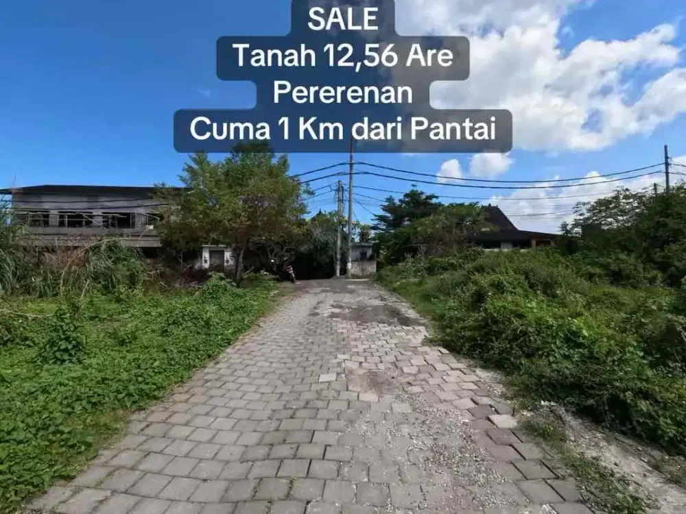 SALE Tanah 12,56 Are Zona Pariwisata Dekat Pantai