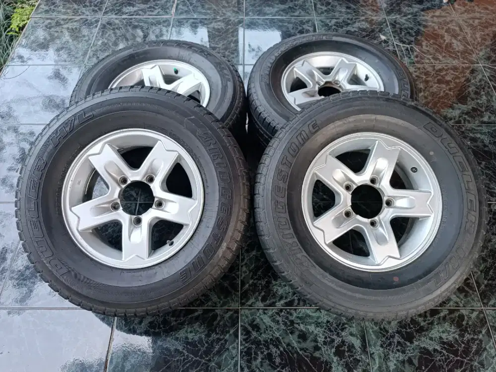 Velg escudo vitara sidekick jimny katana plus ban tebal tebal