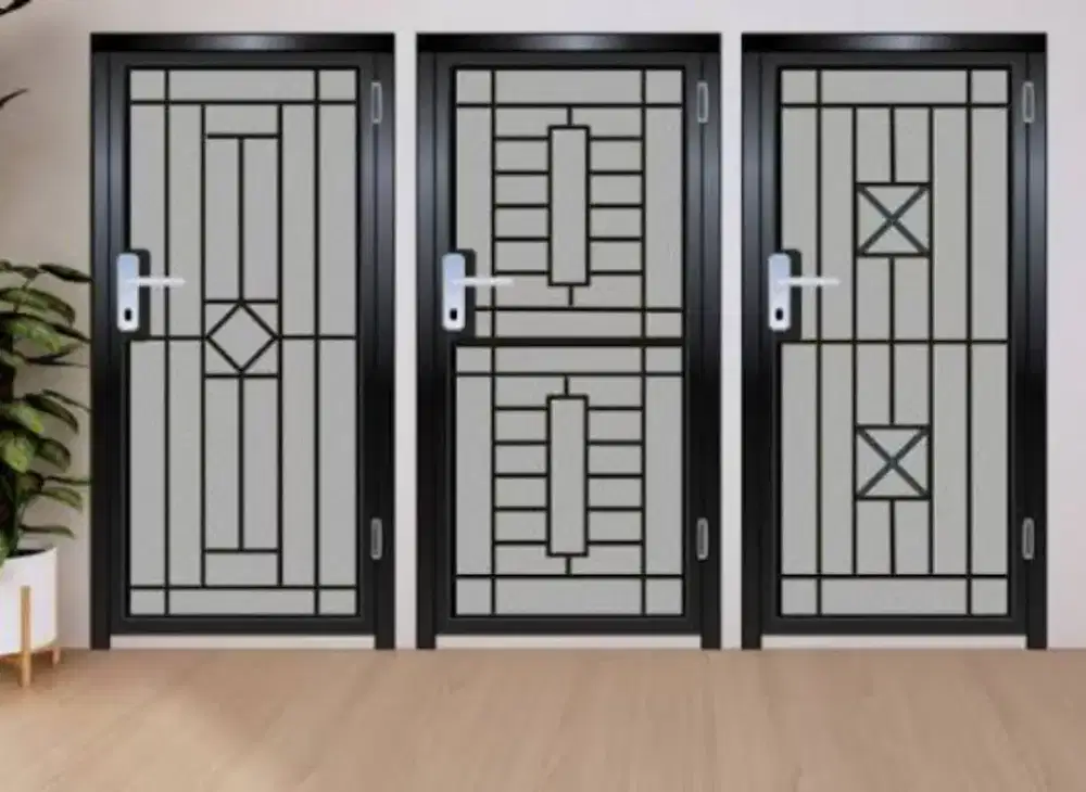 Pintu teralis minimalis