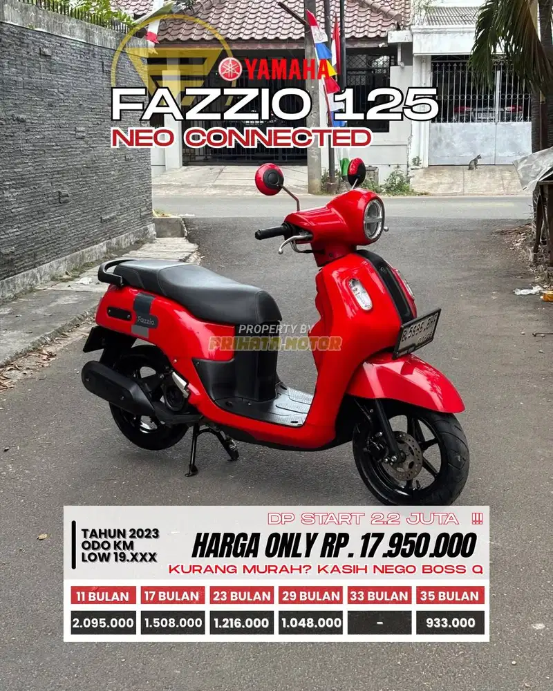 CREDIT DP MULAI 2.2 JUTA !!! YAMAHA FAZZIO 125 NEO CONNECTED 2023