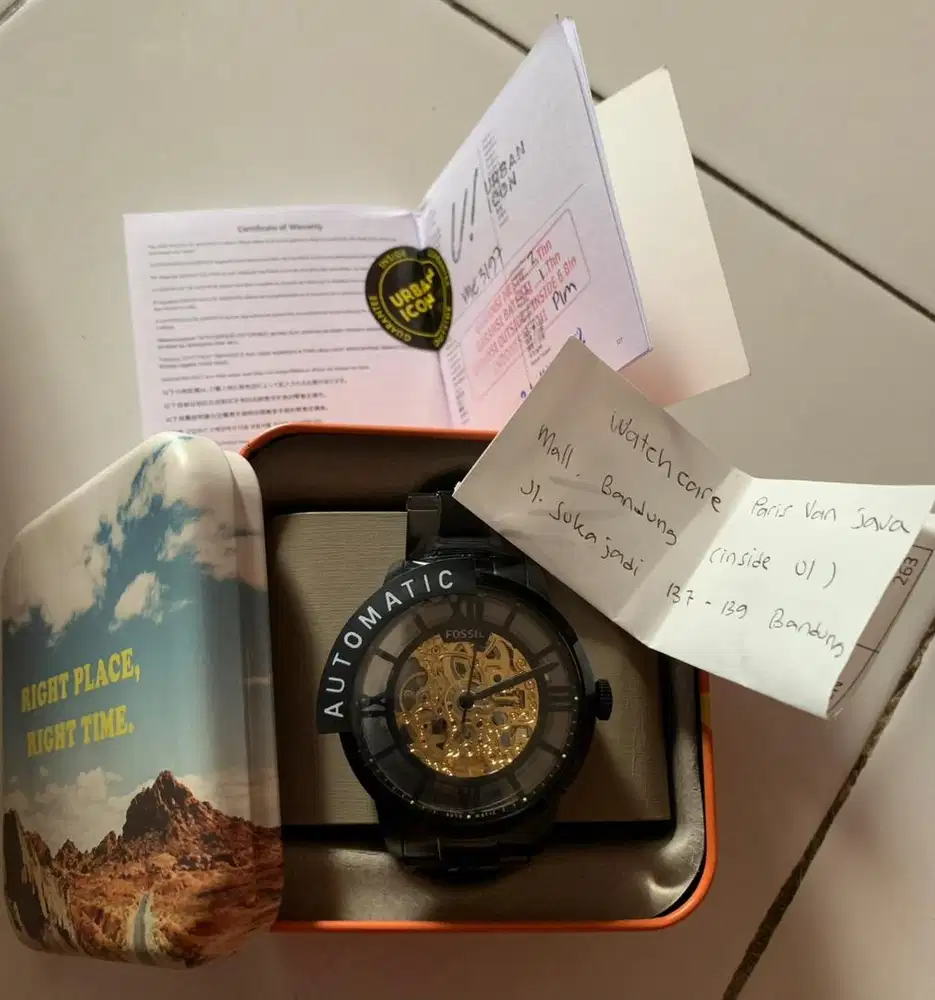 Fossil 44 mm Townsman Automatic Black