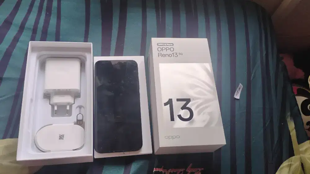 Oppo Reno13 5g 12/256 Gb Biru Fullset Mulus
