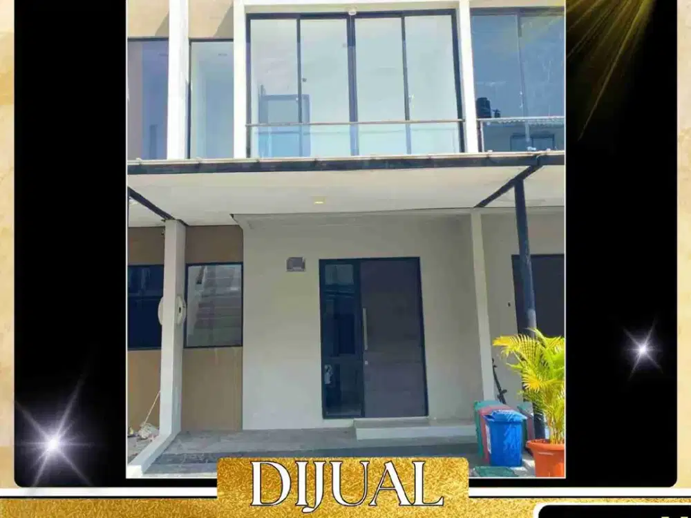 DIJUAL RUMAH MILLENIAL 2 LANTAI LUAS TANAH 45 M²  DI CLUATER CALIFORNIA PIK 2 TELUK NAGA TANGERANG