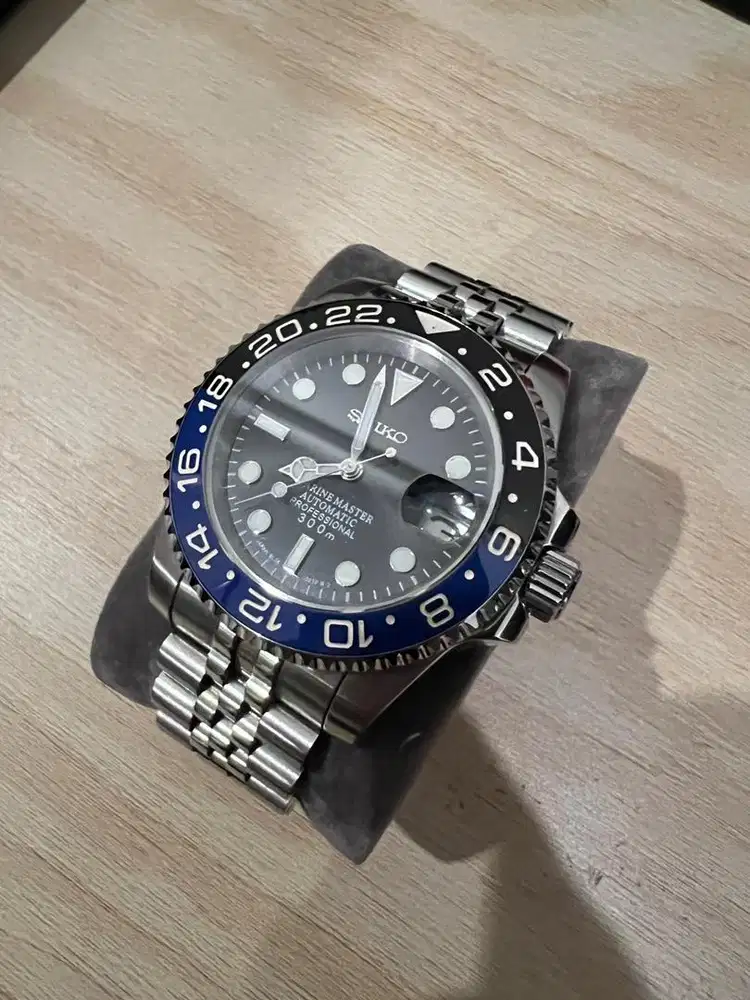 Seiko Mod GMT Batman